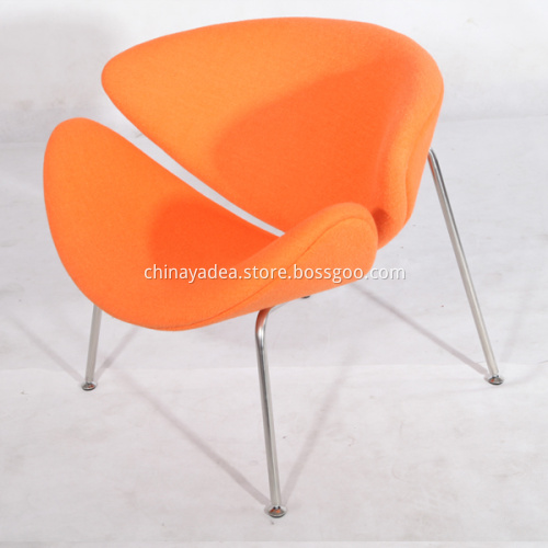 Cashmere Pierre Paulin Orange Slice Chairs